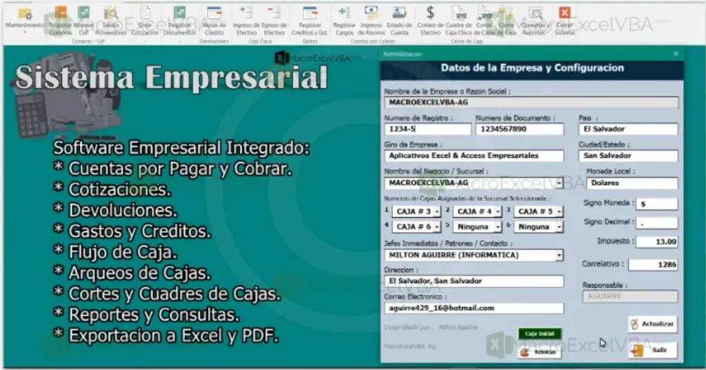 Sistema de Caja Chica Empresarial