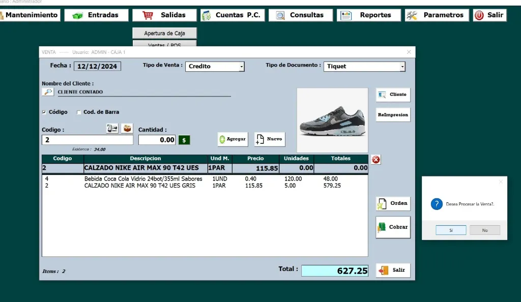 Punto de Venta e Inventario