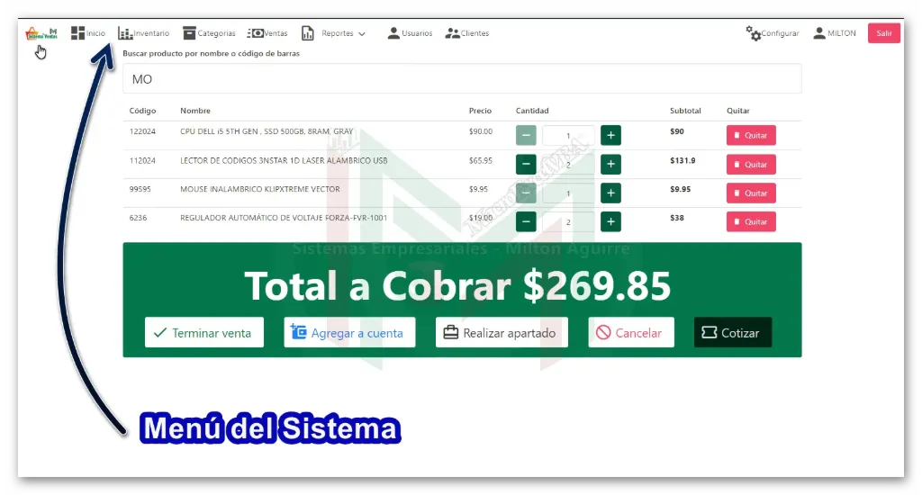 Sistema de Ventas Web